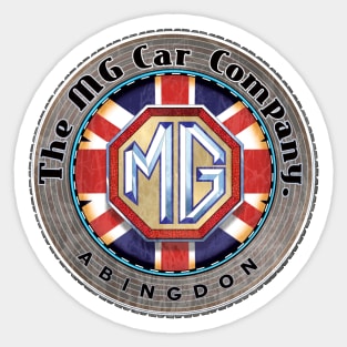 MG cars Abingdon England Sticker